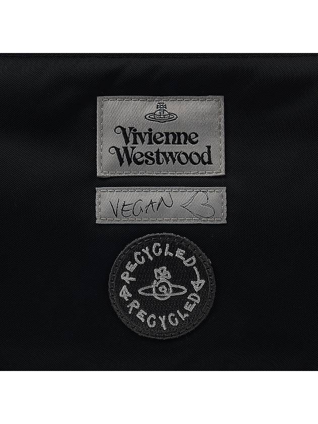 Logo Lock Classic Tonal Stitching Zipper Belt Bag Black - VIVIENNE WESTWOOD - BALAAN 8