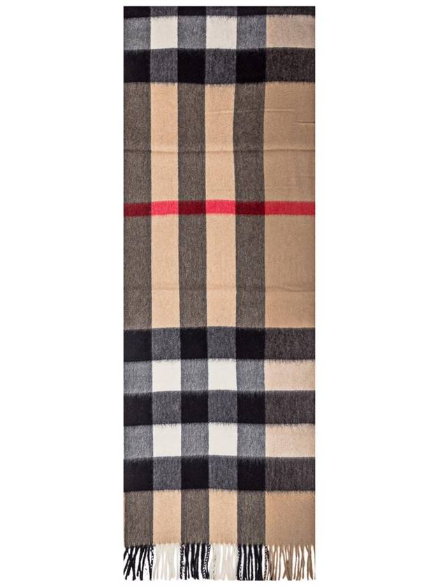 Classic Check Cashmere Muffler Beige - BURBERRY - BALAAN 2