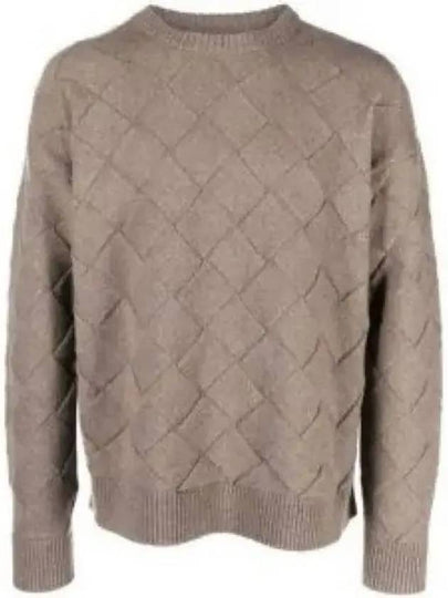 Intrecciato Wool Knit Top Riverbed - BOTTEGA VENETA - BALAAN 2