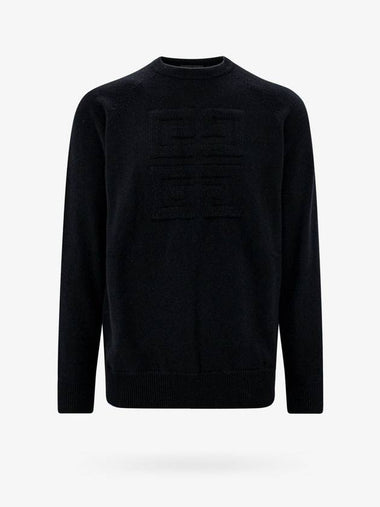 4G Logo Cashmere Knit Top Black - GIVENCHY - BALAAN 1