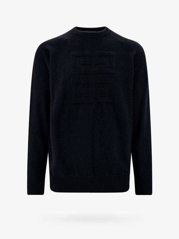 4G Logo Cashmere Knit Top Black - GIVENCHY - BALAAN 1