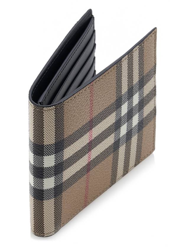 Check Half Wallet Beige - BURBERRY - BALAAN 3