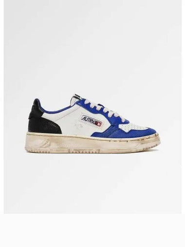 Medalist vintage sneakers in leather blue and black - AUTRY - BALAAN 1