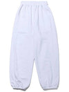 Wide Training Pants White Melange - TAILOR STUDIO - BALAAN 4