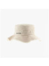 Le Bob Artichaut Bucket Hat Off White - JACQUEMUS - BALAAN 4