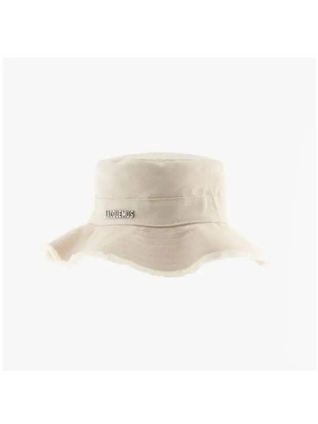 Le Bob Artichaut Bucket Hat Off White - JACQUEMUS - BALAAN 4