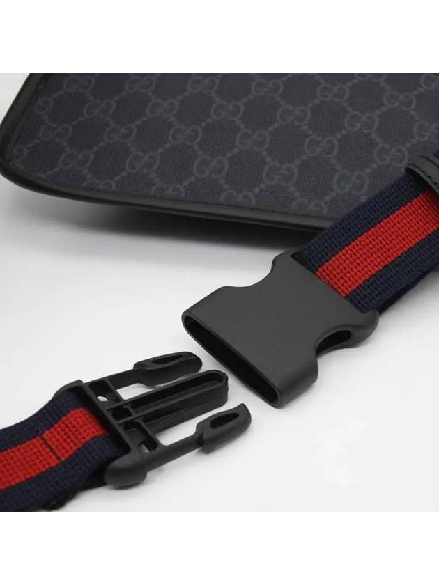 GG Supreme Belt Bag Black - GUCCI - BALAAN 6