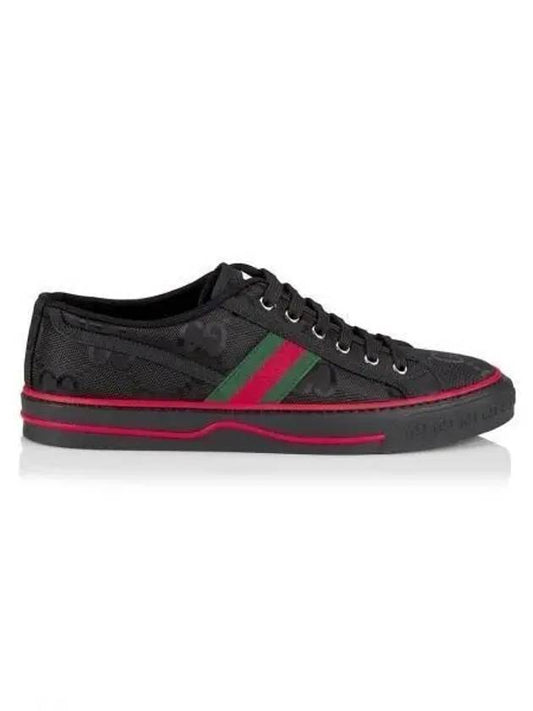 Tennis 1977 Off the Grid Low-Top Sneakers Black - GUCCI - BALAAN 2