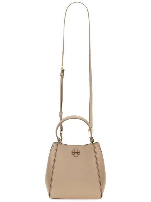 Mcgraw Logo Small Bucket Bag Fresh Clay - TORY BURCH - BALAAN 3