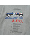 Mac Racing Car Sweatshirt Heather Grey - A.P.C. - BALAAN 4