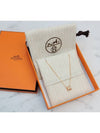 Mini Pop H Pendant Rose Gold & Marron Glace - HERMES - BALAAN 5