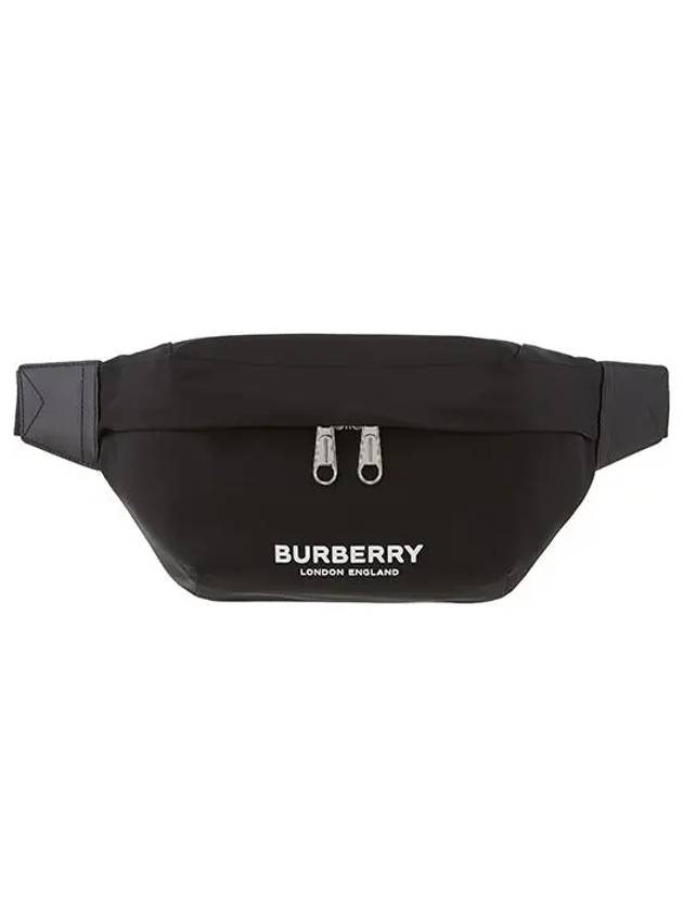 Logo Print Nylon Sonny Bum Belt Bag Black - BURBERRY - BALAAN 3