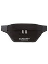 Logo Print Nylon Sonny Bum Belt Bag Black - BURBERRY - BALAAN 4