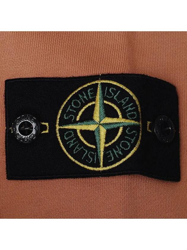 Compass Badge Zip Up Hoodie Dark Orange - STONE ISLAND - BALAAN 5