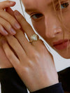 SHINee Key Wearing Multi Color Heart Gold Ring - CHAMBRILLER - BALAAN 4