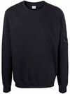 Men's Light Fleece Lens Wappen Sweatshirt Navy - CP COMPANY - BALAAN 3