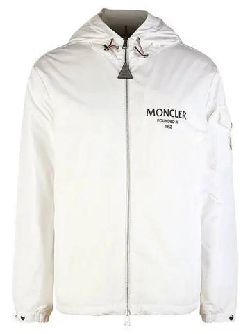 24SS 1A00026 54A91 034 Granero Men's Hooded Down Jacket Cream 999129 - MONCLER - BALAAN 1