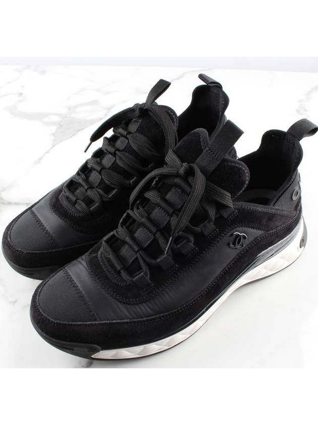 mixed fiber sneakers - CHANEL - BALAAN 1