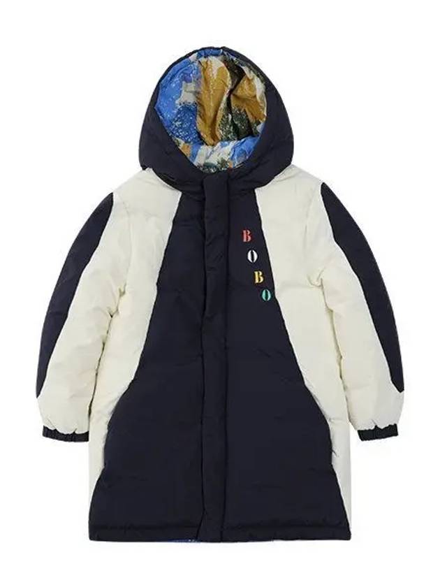 222AC130 430 Color Embroidery Reversible Cocoon Fit Junior Coat 1137875 - BOBO CHOSES - BALAAN 1