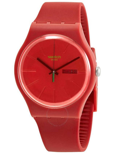 Swatch REDVREMYA Quartz Red Dial Men's Watch SO29R700 - SWATCH - BALAAN 1