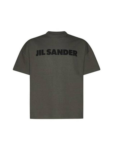 Logo Short Sleeve T-Shirt Green - JIL SANDER - BALAAN 1