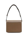 Saffiano Trunk Medium Shoulder Bag Brown - MARNI - BALAAN 3