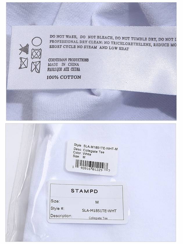 Logo TShirt SLA M1851TE WHT - STAMPD - BALAAN 6