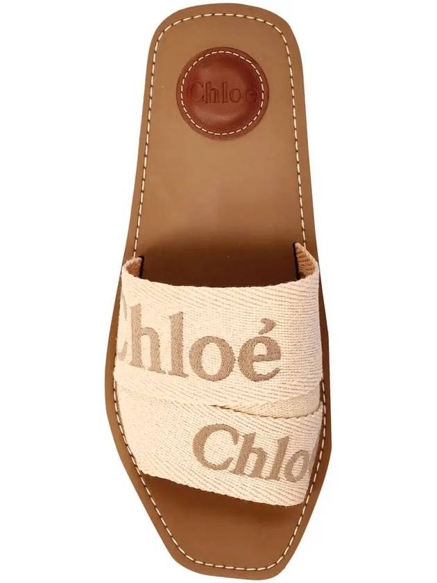 Woody Flat Mules Blush Beige - CHLOE - BALAAN 4