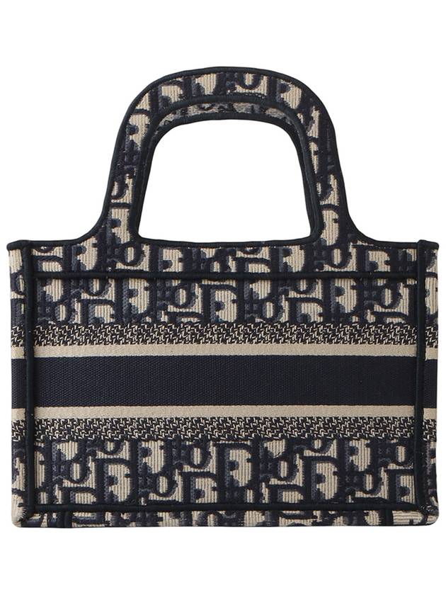 S5475ZRIW Oblique embroidery mini book tote bag department store warranty 33652Y 1 - DIOR - BALAAN 3