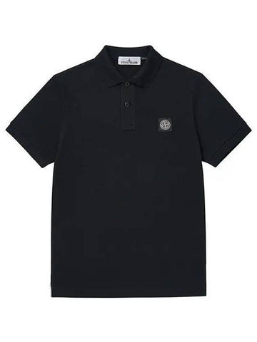 2SC17 A0029 Mini Waffen Logo Patch Polo Men s Short Sleeve Tee 1139057 - STONE ISLAND - BALAAN 1