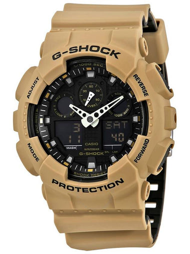 Casio G-Shock Black Dial Men's Sand Beige Sports Watch GA100L-8A - CASIO - BALAAN 1