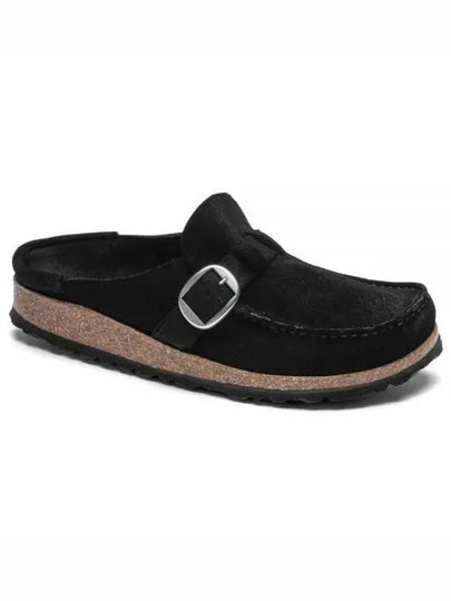 Closed Toe Suede Mule Black - BIRKENSTOCK - BALAAN 2