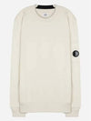 Diagonal Raised Fleece Sweatshirt Beige - CP COMPANY - BALAAN 2