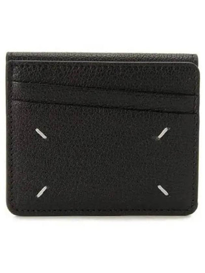 Stitch Flap Card Wallet Black - MAISON MARGIELA - BALAAN 2