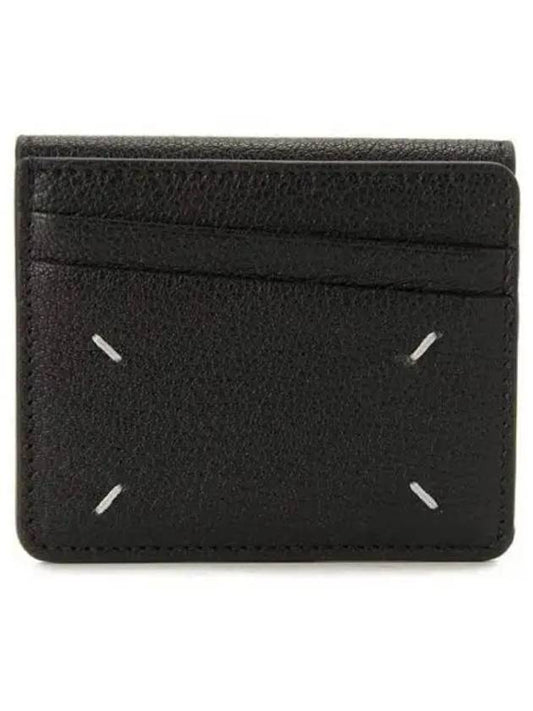 Stitch Flap Card Wallet Black - MAISON MARGIELA - BALAAN 2