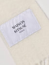 Baby Alpaca Muffler Milk - MAISON KITSUNE - BALAAN 6