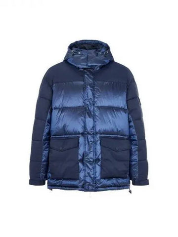 Men s Micro Ripstop Padded Coat Blue 270255 - ARMANI EXCHANGE - BALAAN 1