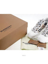 Men's Vintage Check Cotton Leather Arthur Sneakers - BURBERRY - BALAAN 7