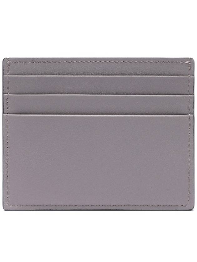 V Logo Signature Card Wallet Grey - VALENTINO - BALAAN 5