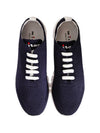 Knit Low Top Sneakers Navy - KITON - BALAAN 5