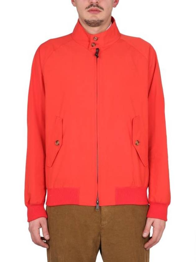 G9 Classic Original Harrington Zip-Up Jacket Fiery Red - BARACUTA - BALAAN 2