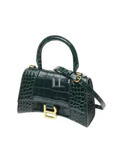 Hourglass XS Tote Bag Forest Green - BALENCIAGA - BALAAN 2