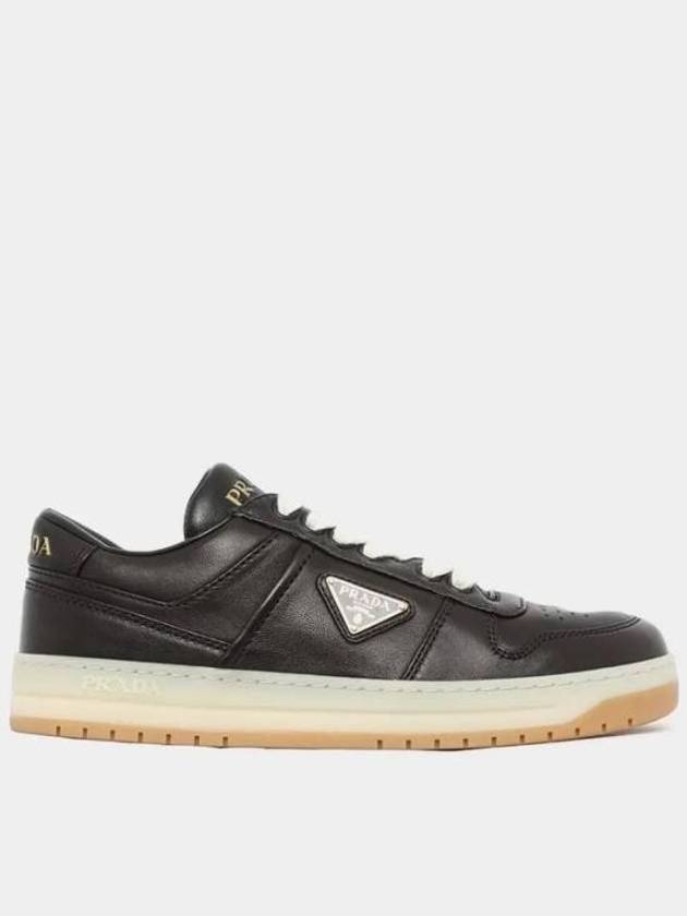 Downtown Nappa Leather Sneakers Black - PRADA - BALAAN 3