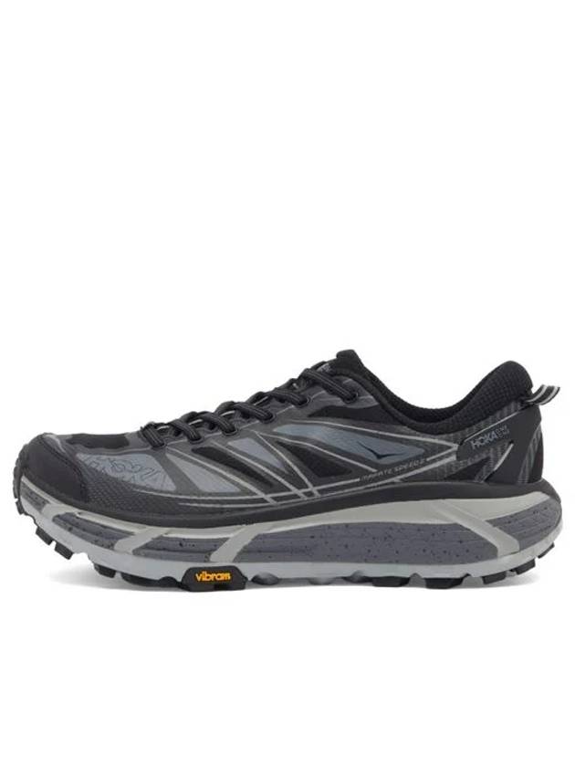 Mafate Speed 2 Low Top Sneakers Black Castle Rock - HOKA ONE ONE - BALAAN 1