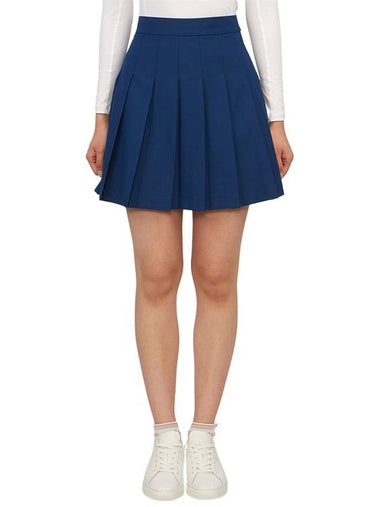 Adina Pleated Skirt Estate Blue - J.LINDEBERG - BALAAN 1