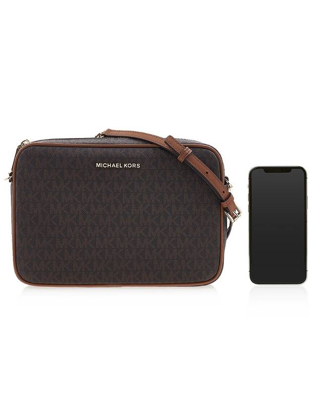 Jet Set Chain Cross Bag Brown - MICHAEL KORS - BALAAN 7