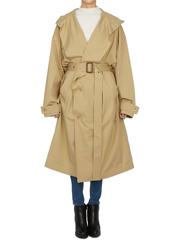 double-breasted hooded trench coat CO0267PG0289130 - JW ANDERSON - BALAAN 4