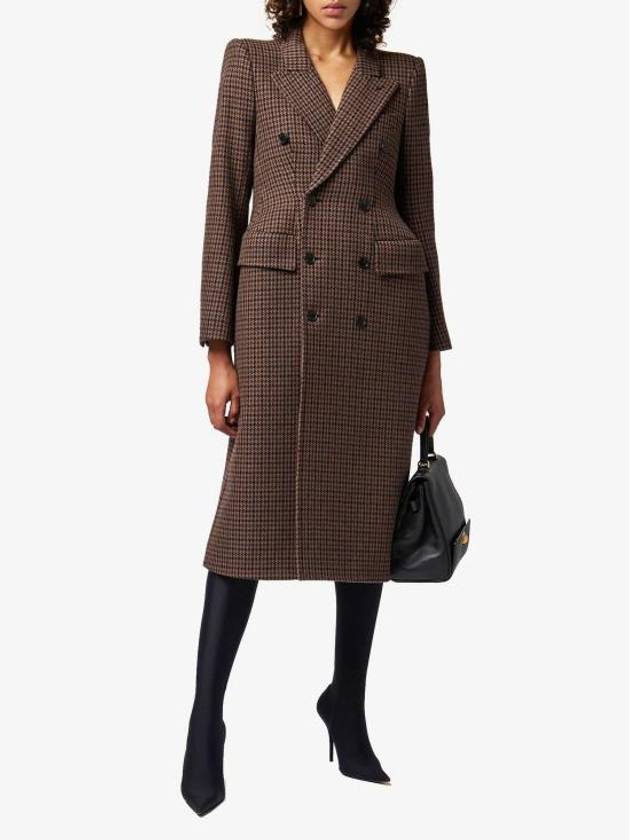 Wool Double Coat Brown - BALENCIAGA - BALAAN 6