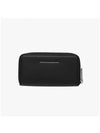 Embossed Numeric Logo Zip Around Long Wallet Black - MAISON MARGIELA - BALAAN 5