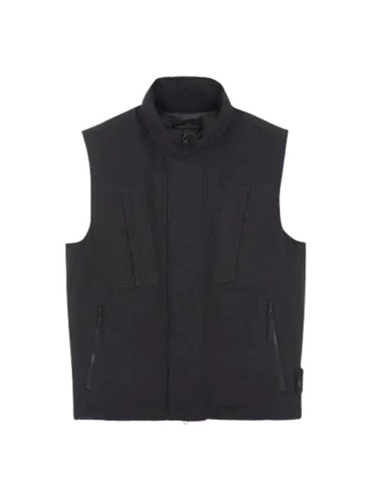 Ghost Piece O-Ventile Down Vest Black - STONE ISLAND - BALAAN 2